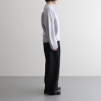 stretch superkid mohair crew-neck P/O #ice blue [WVFL-UW114]
