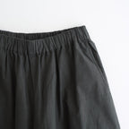 40s POPLIN PLAIN HEM PLEATS EASY PANTS #9700 GREY [NSL25546]