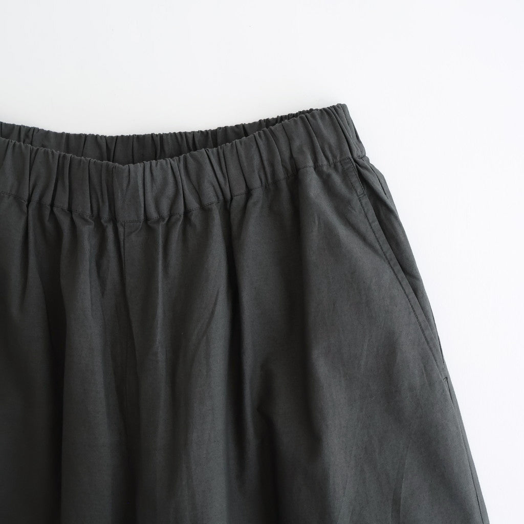 40s POPLIN PLAIN HEM PLEATS EASY PANTS #9700 GREY [NSL25546]