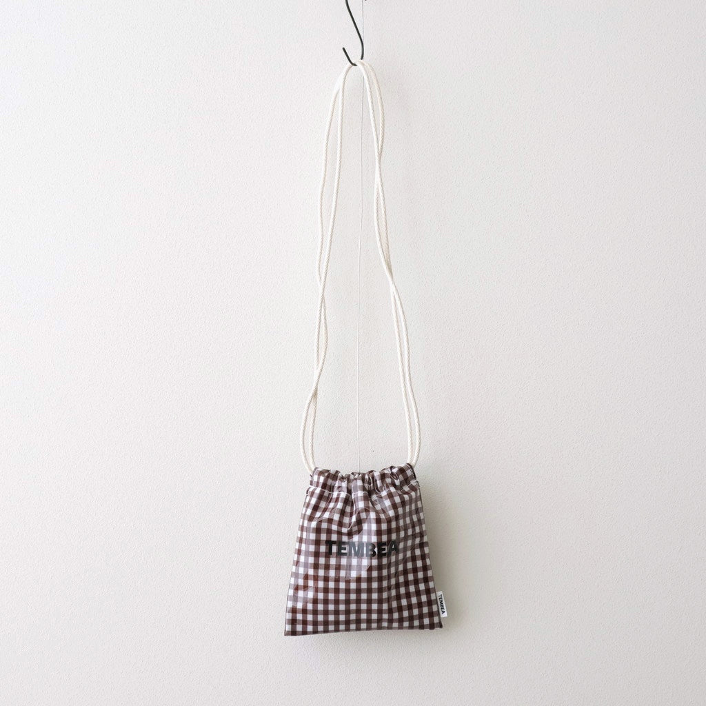巾着POCHETTE #GINGHAM BROWN [TMB-2586H]