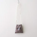 巾着POCHETTE #GINGHAM BROWN [TMB-2586H]