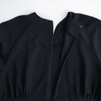 記憶の庭 Billowy sleeve dress #Black [26F-SH045-RP]