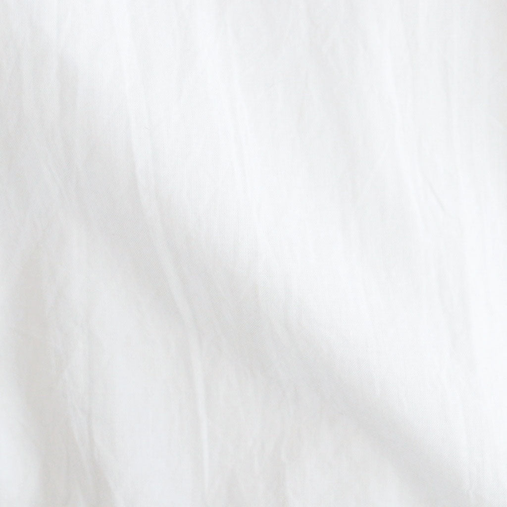60s COTTON CAMBRIC PLAIN WITH LACE LACE FRILL COLLAR SHIRT #9000 WHITE [NSL26551]