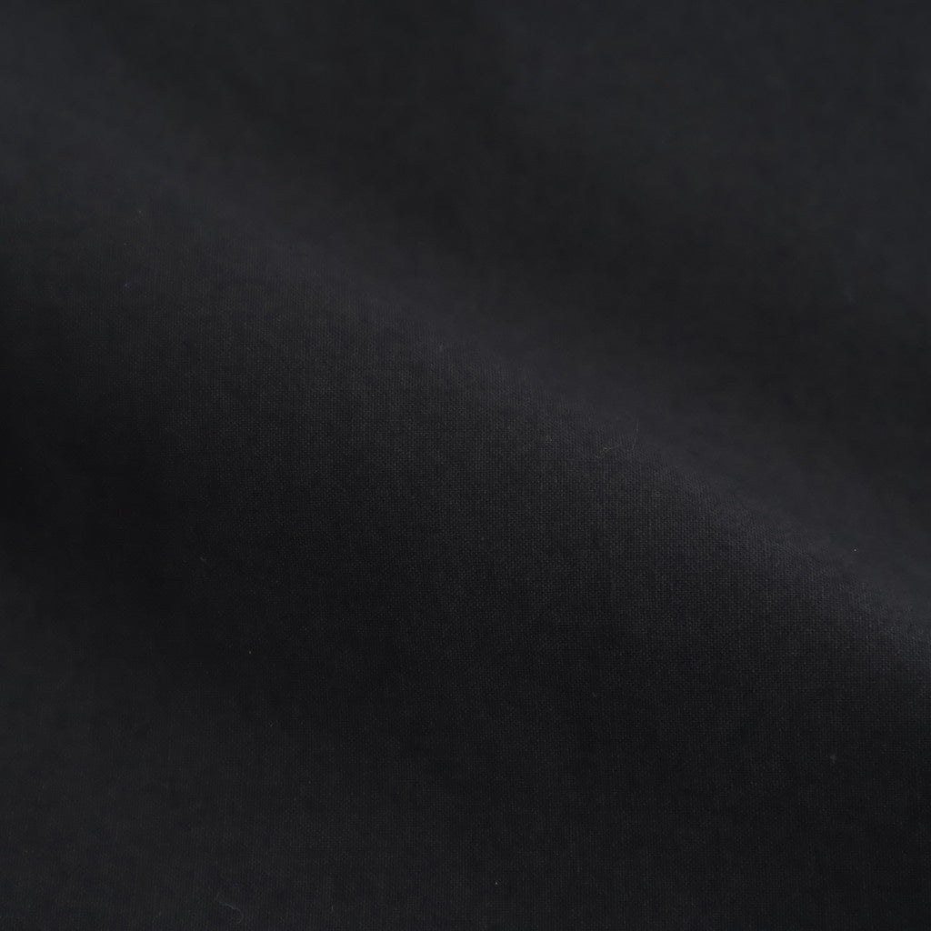40s POPLIN PLAIN HEM FRILL BACK OPENING SMOCK #9900 BLACK [NSL25543]