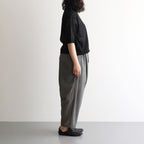 輝かしい影 Elastic waist wrap pants #Gray [TLF-225-pa004-em]