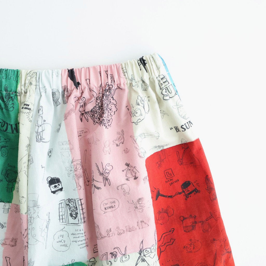 MOSAIC GRAFFITI RELAXED GUM PANTS #Multi [no.7962]