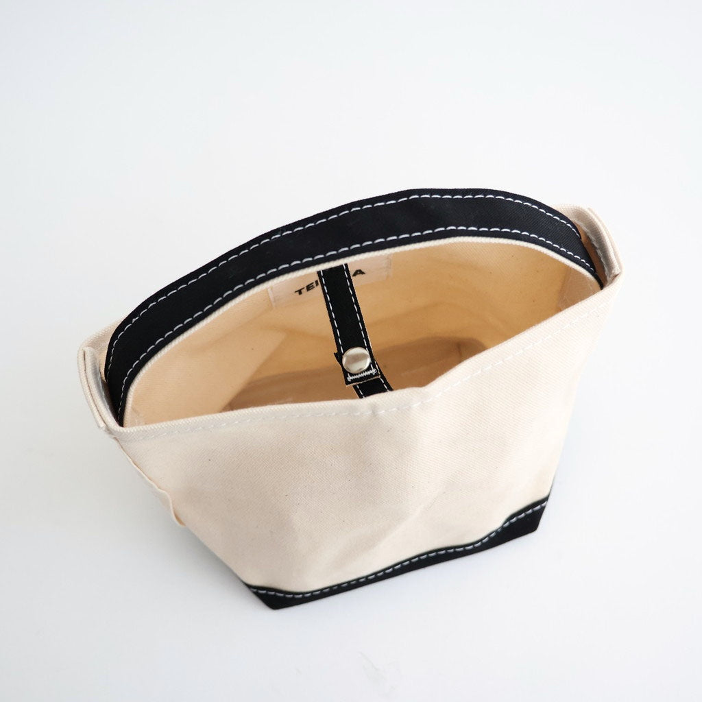 CUBE TOTE SMALL #NATURAL/BLACK [TMB-2683N]