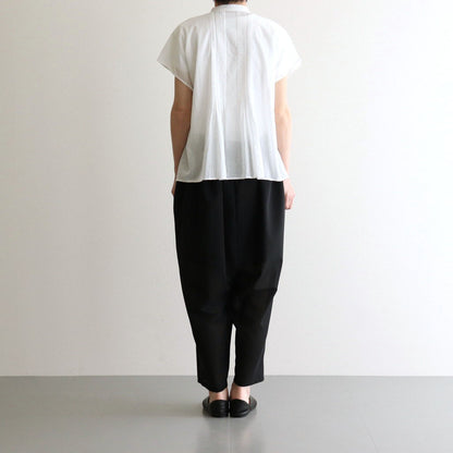 Brilliant Shadow Elastic waist wrap pants #Black [TLF-225-pa004-em]