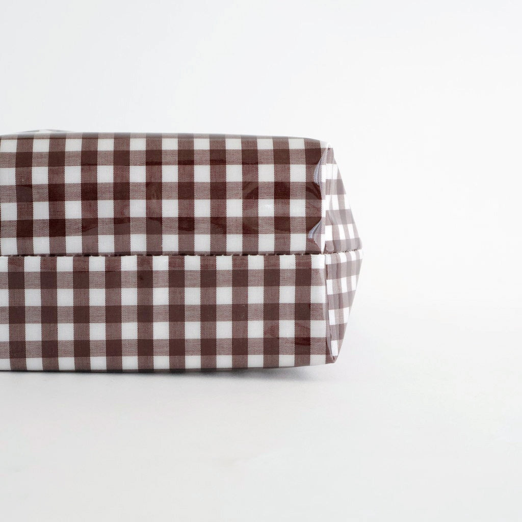 BAGUETTE TOTE MINI #GINGHAM BROWN [TMB-2381H]