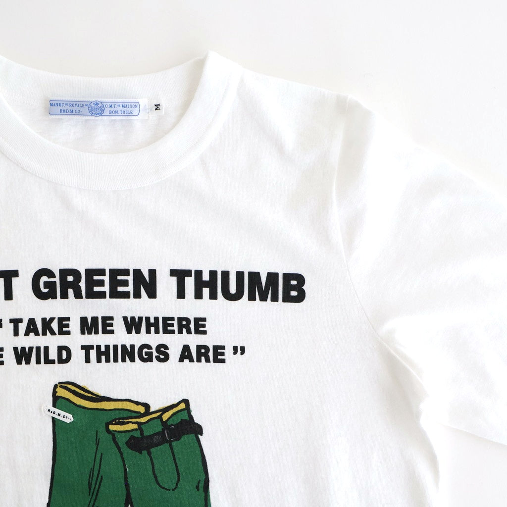 GREEN BOOT L/T SHIRT #White [no.7655]