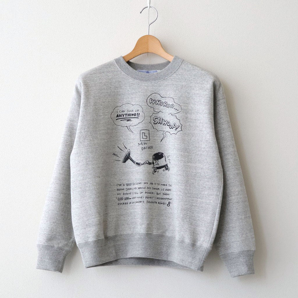 VACUUM BOY SWEAT SHIRT #Heather Gray [no.7971]