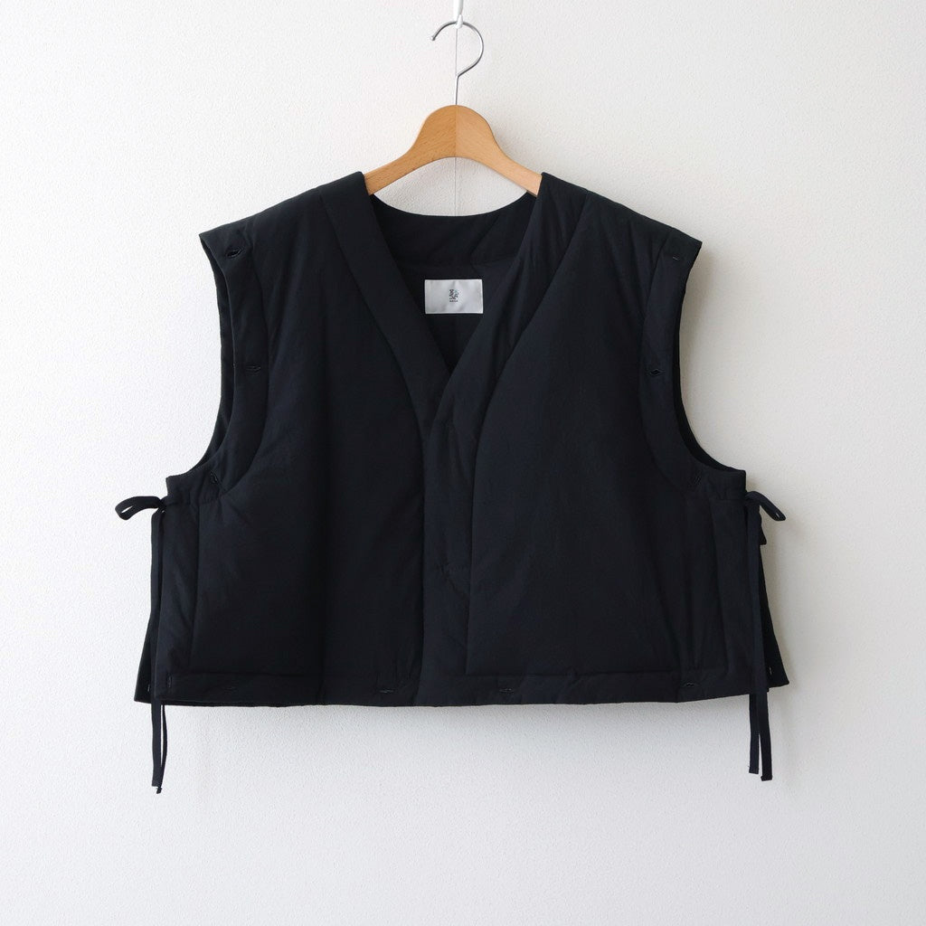 昼想夜夢：Quilted coat #black [13251-17101]