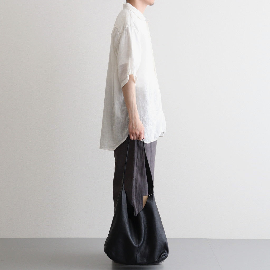 COW LEATHER ONE HANDLE BAG #9900 BLACK [SVMDSH2621]