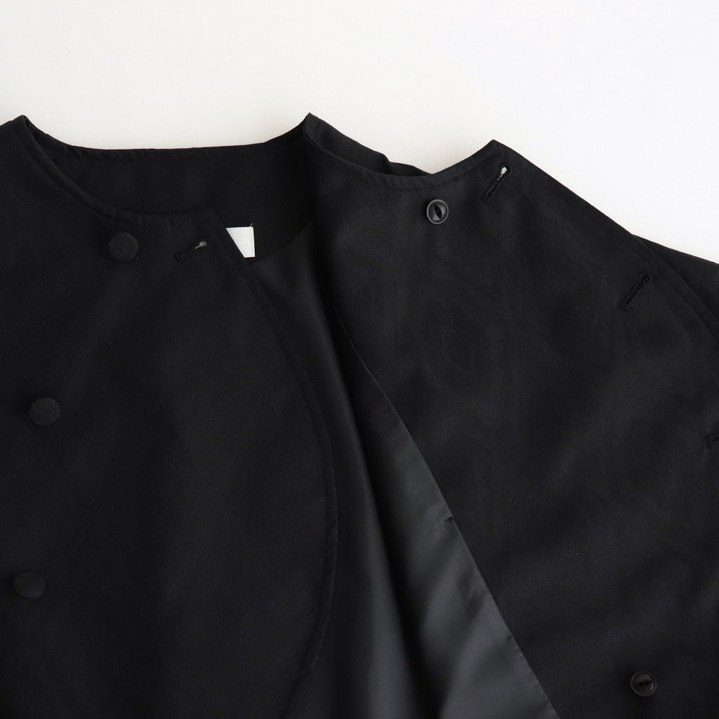 ⽩⽇の夢 Double breasted jacket #Black [TLF-225-jk001-dja]