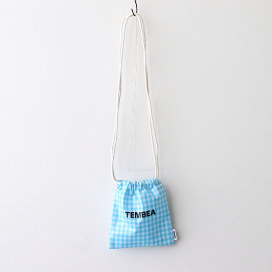 巾着POCHETTE #GINGHAM SAX [TMB-2586H]