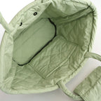 WATERPROOF QUILTING MARCHE BAG (S) #Pistachio [no.7732]