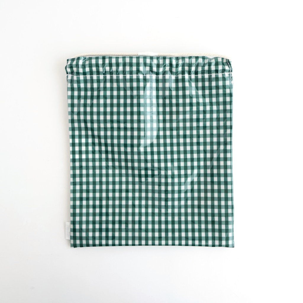 巾着 #GINGHAM GREEN [TMB-2585H]