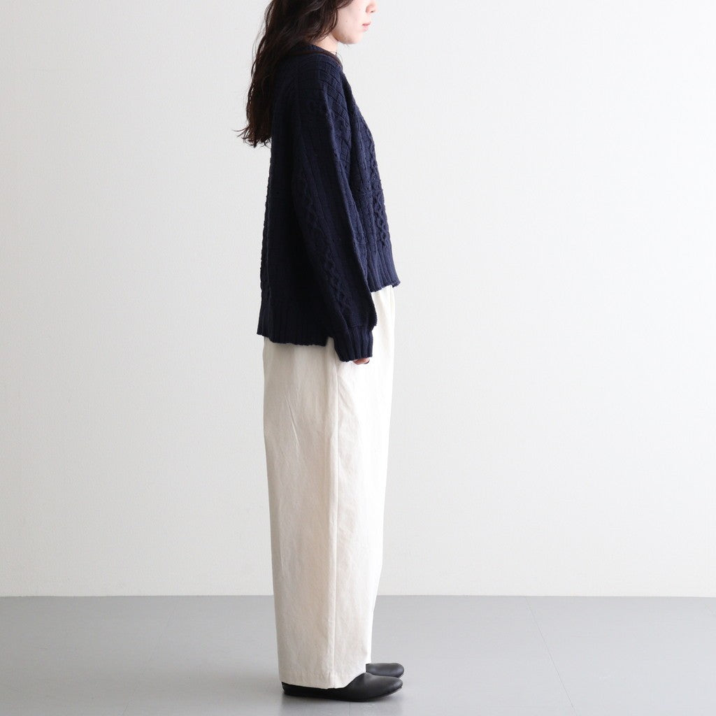 Recycled-Cotton Jumper #Navy [oni060]
