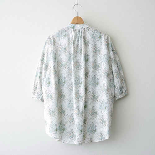 LIBERTYFABRICS Flared blouse #Keighley [26F-SH013-LP]