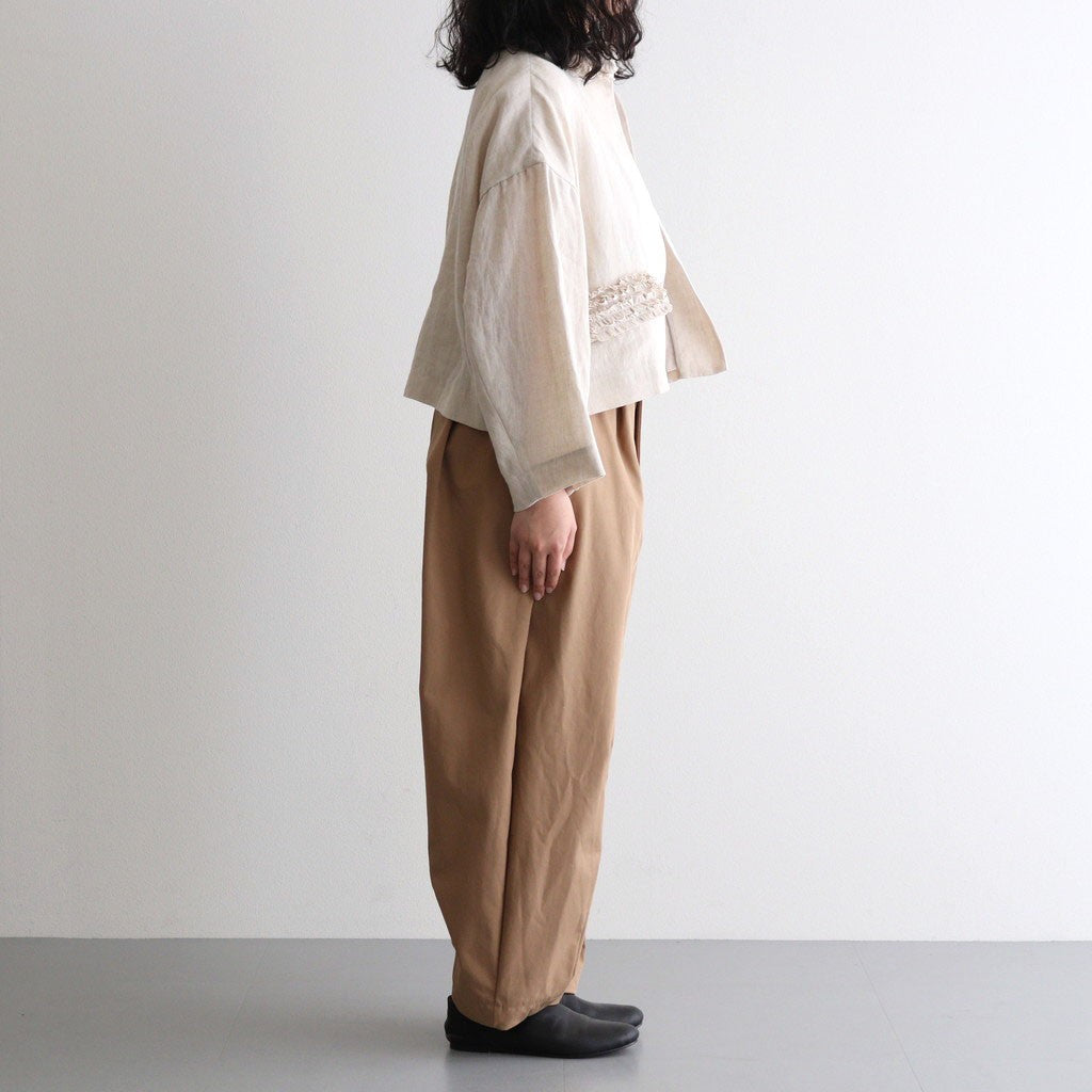 FRILL DECORATION JACKET #Antique White [no.7315]
