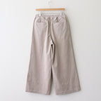 11WALE CORDUROY EASY WIDE PANTS #8200 BEIGE [GNMDS2052CP]