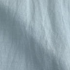 G.D COTTON SILK STAND COLLAR LONG SHIRT #Sax [no.7366]