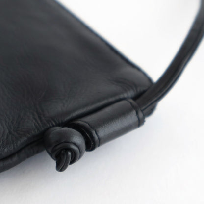 ALL PLAIN SHOULDER POUCH #9900 BLACK [SVMDS2501P]
