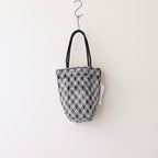 TOTE BAG M 格子 #BLACK [AL3131BG-28]