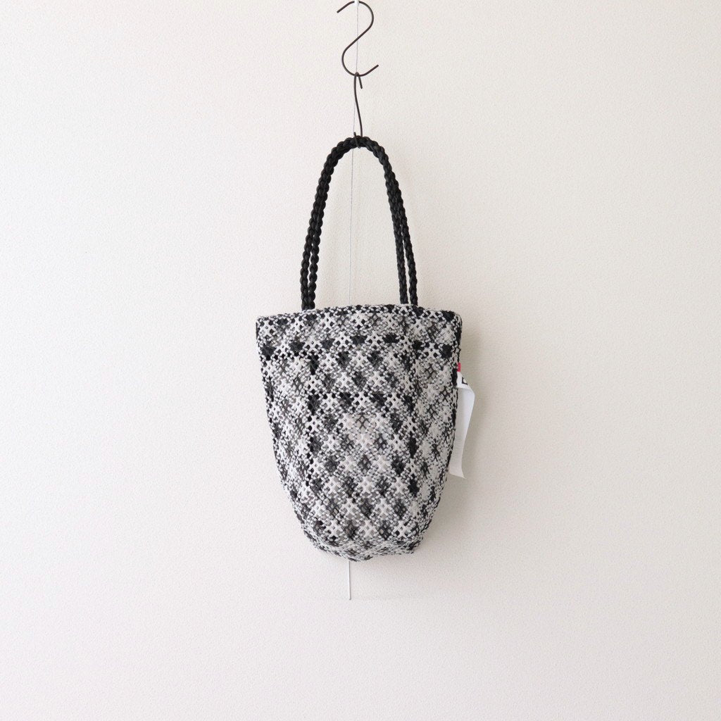 TOTE BAG M 格子 #BLACK [AL3131BG-28]