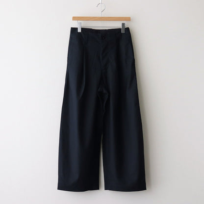 HW wide trousers #Navy [242505]