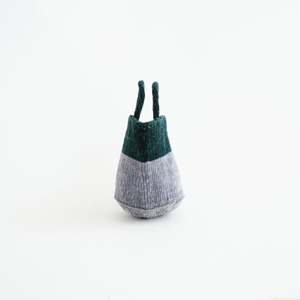 VELOR×SISAL BAG #4694 GREEN×GREY [ANSL2651]