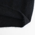 stretch superkid mohair crew-neck P/O #black [WVFL-UW114]