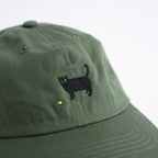BLACK CAT CAP #TWILL DK-GREEN [TMBA-117H]