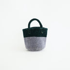 VELOR×SISAL BAG #4694 GREEN×GREY [ANSL2651]
