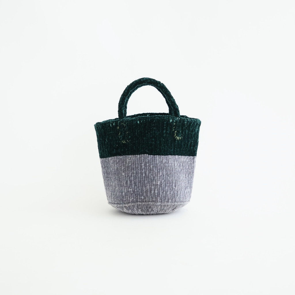 VELOR×SISAL BAG #4694 GREEN×GREY [ANSL2651]