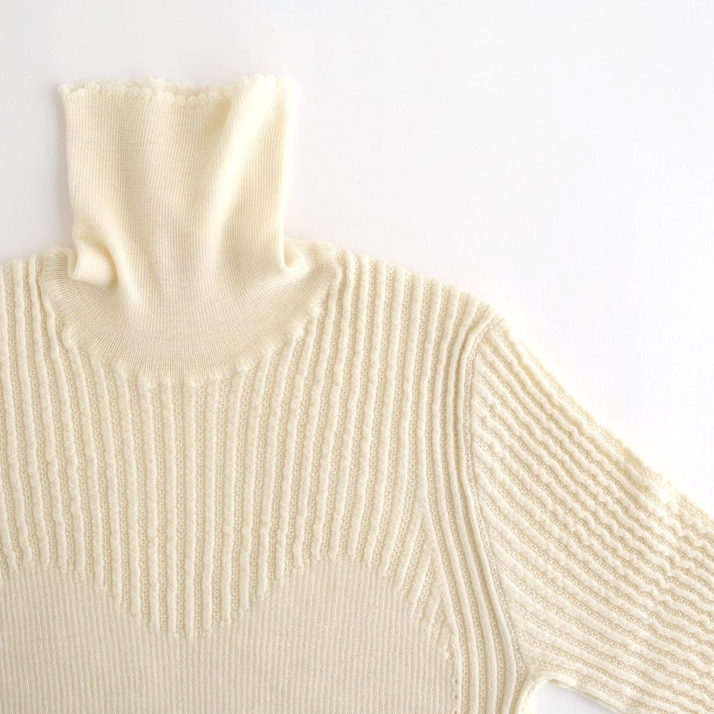 存在すること：Turtleneck sweater #ivory [13241-13308]
