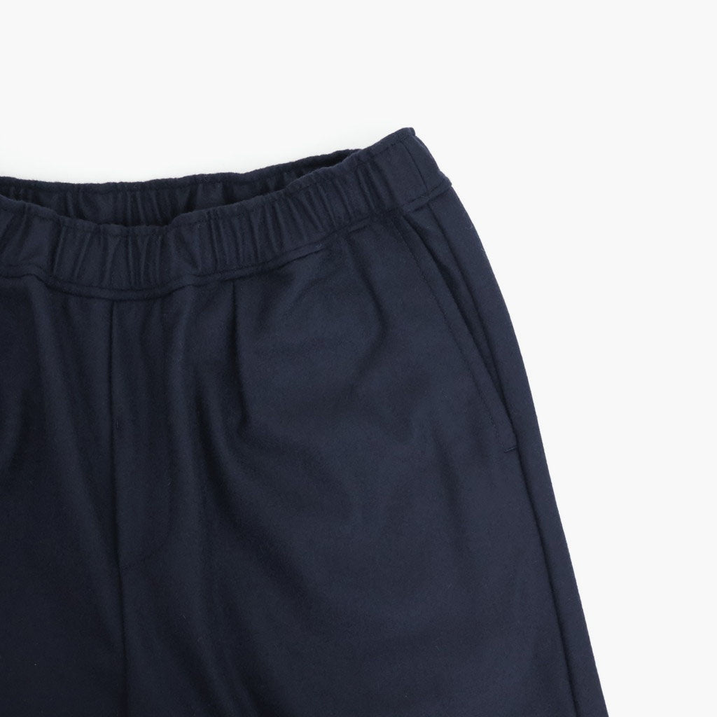 WOOL FLANNEL EASY WIDE PANTS #3900 NAVY [GNMDS2052WF]