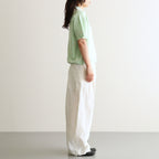 Kafusho Polo Knit #Pale green [261808]