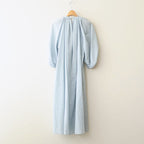 C/S P.S. GATHER SMOCK DRESS #Sax [no.8050]