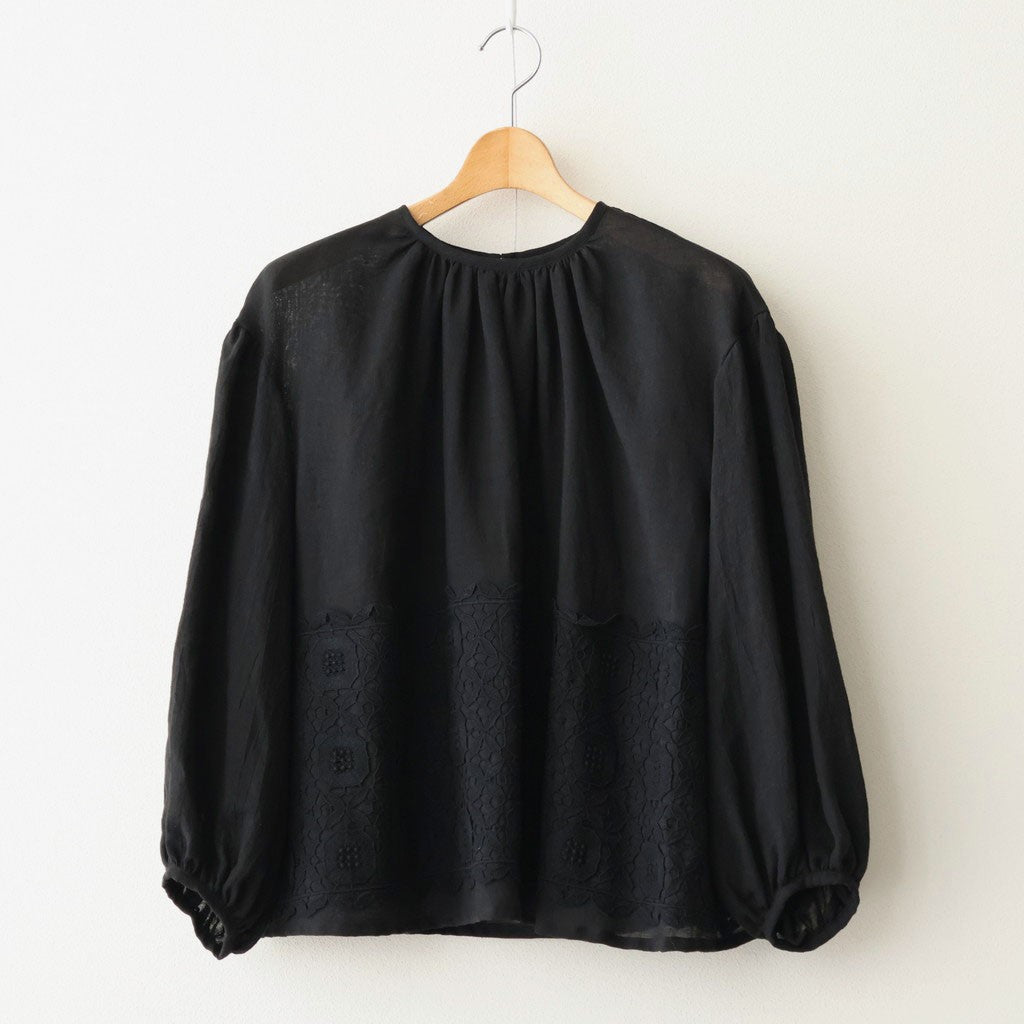 volume sleeve blouse #teien BK [KJ507SS48]
