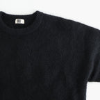 stretch superkid mohair crew-neck P/O #black [WVFL-UW114]