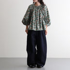 WILD BERRY FIELD LAWN GATHER SMOCK #True [no.7877]
