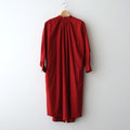 静寂の欠片 Back open garher dress #Agate red [TLF-126-op001-la]