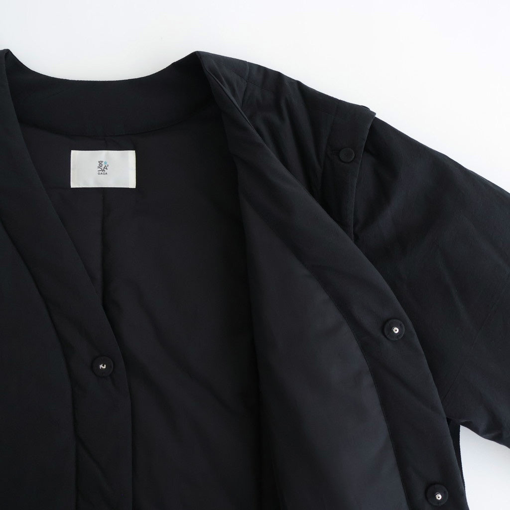 昼想夜夢：Quilted coat #black [13251-17101]