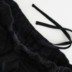 11WALE CORDUROY EASY WIDE PANTS #9900 BLACK [GNMDS2052CP]