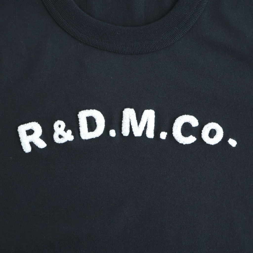 PILE EMBROIDERY T-SHIRT #Black [no.7979]