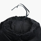 8WALE CORDUROY EASY WIDE PANTS #9900 BLACK [GNMDS2052CR]