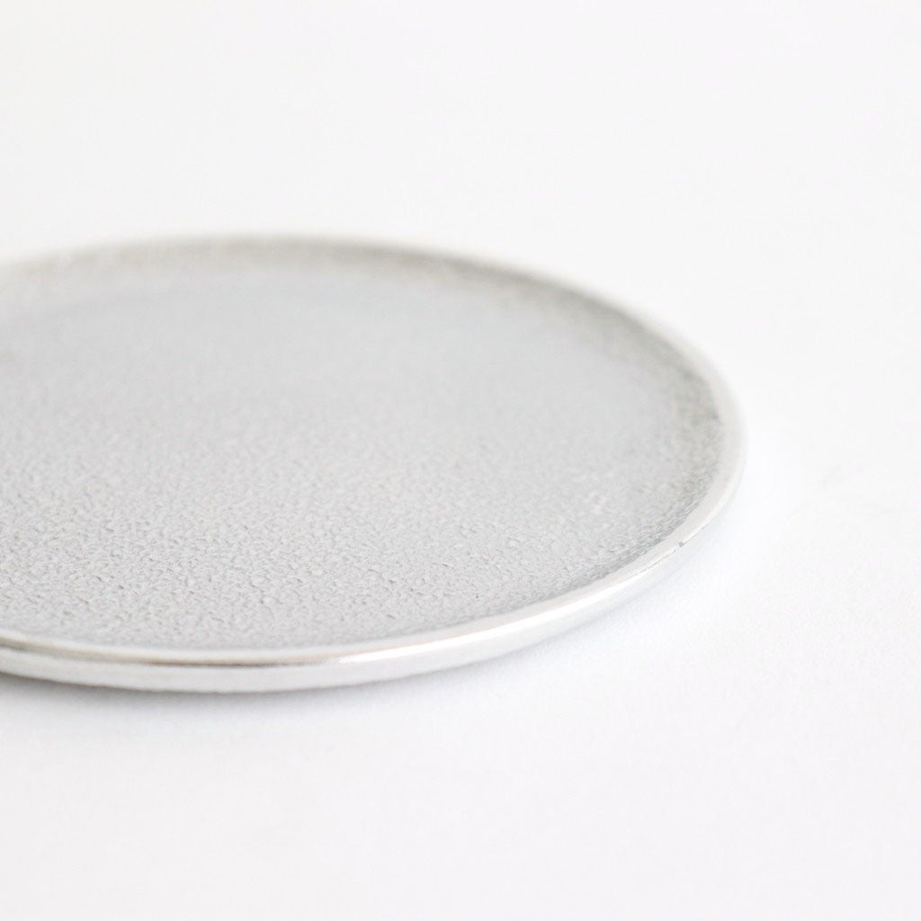 Round Tray Silver S #Aluminum [60003]