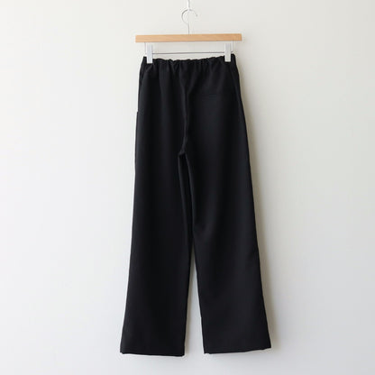 Wool linen like easy pants #Black [1470-002]