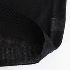 Jenner Linen Knit Crew #Black [A232251TK765]